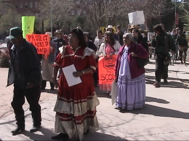 Apaches at University of Arizona protest